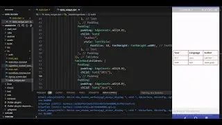 Table Widget | Flutter | Dart