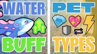 Insane New Water Buff & Pet TYPES? | Prodigy Math Game