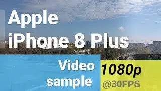 Apple iPhone 8 Plus 1080p 30fps video sample