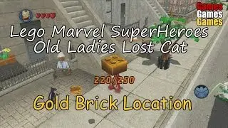 Lego marvel Super Heroes Old ladies Missing Cat Location