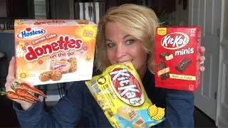 Hostess Carrot Cake Donettes, Lemon Crisp Kit Kat & Kit Kat Minis Review 🍩🍋🍦