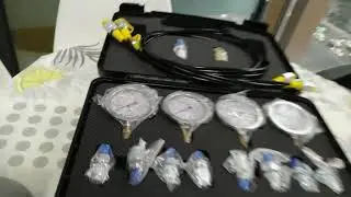 SINOCMP Hydraulic Pressure Gauge Set