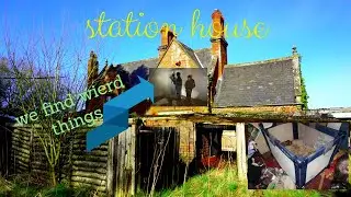 abandoned station house and hippy caravan /abandoned places