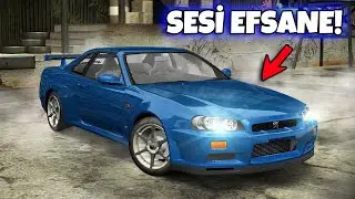 Nissan Skyline R34 Modifiyeledim (SESİNE AŞIK OLDUM!) - NFS Most Wanted Beta