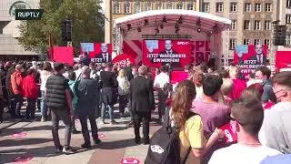 Germany Elections 2021 | SPD candidate for Chancellor Olaf Scholz campaign in Munich | Livestream