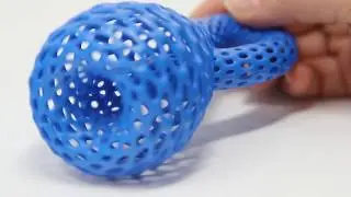 A blue glimpse of our VaporFuse Surfacing | DyeMansion's Powerfuse S