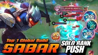 SABER KILLED EVERYONE || Saber Broken Build 2024 ~ MLBB #mobilelegends