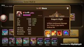Summoners War | Dragon Knight - Laika | chiruka solo