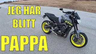 Motovlog med den nye MT09en min + statusoppdatering | Norsk Motovlog