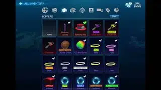 My Rocket League Sideswipe Garage before Season 6 ends | ZaphkielR RLSS