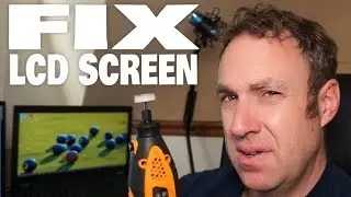 How to fix scratches and dings on computer LCD screen/External Monitor