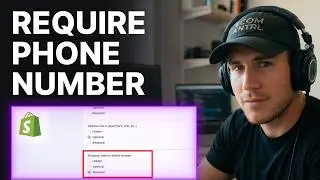 How To Require Phone Number At Checkout In Shopify (2026) | Checkout Settings