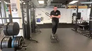 Front Foot Elevated Standing Cable Chop