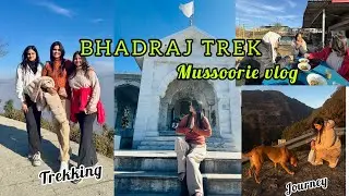 Dehradun to BHADRAJ TEMPLE trek | This happened 😱|Mussoorie| Hidden gem |Uttarakhand | 😱 *SNOWFALL?