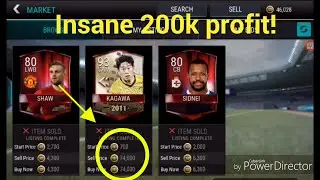 Fifa Mobile Sniping filters |  Insane 200k coins profit! | How to make millions!? | Make 1 million!!