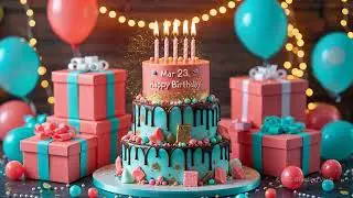 🎉 March 23 Birthday Wishes to All! 🎂 Special Birthday Wish Video