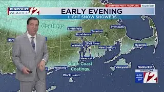 WPRI 12 Weather Forecast 1/27/26 Early Evening Snow Shower