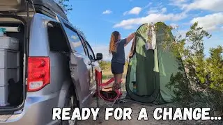 Quartzsite Camp Life in My Minivan | Solo Female Van Life, Leaving Quartzsite & What’s Next
