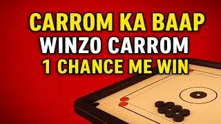 Carrom Ka Baap | Winzo Carrom Me 1 Chance Me Saari Goti Dal Di 😱 | Big Win Gameplay