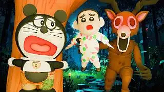Pandamon Surviving 99 Days in the Forest Part 6 - 3D Animation In Hindi - Pandamon Toons