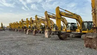 Inspection for Komatsu PC 220 excavators part 2 فحص حفارات كوماتسو PC 220 الجزء الثاني