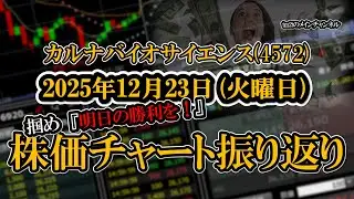 株価チャート振り返りで明日の勝利を！（カルナバイオサイエンス：4572）