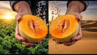 Desert Farming Innovation How to Grow Juicy Melons in Barren Sand