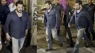 Salman Khan Runningly Arrived To Support Malaika Arora After Father Sudden Demise