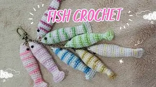 ปลาโครเชต์แบบง่าย ๆ / Easy fish crochet/ Ganchillo de pez fácil / 简单的鱼钩针 / 簡単な魚のかぎ針編み