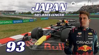 F1 25 | 50% RACE LENGTH | DRIVER CAREER MODE PART 93: JAPANESE GRAND PRIX