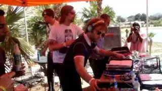 Ed Banger crew (Cool Cat DJ's) spin the ANTHEM party Coachella 2009