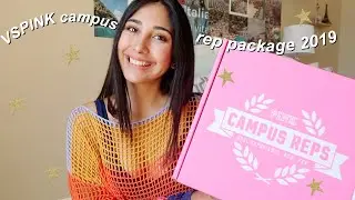 unboxing my VS PINK campus rep package 2019