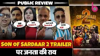 Son of Sardaar 2 Trailer Release | Public Review | Ajay Devgn | Mrunal Thakur | Neeru Bajwa
