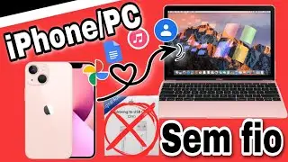 Como transferir arquivos do iPhone para o PC ( SEM CABOS)