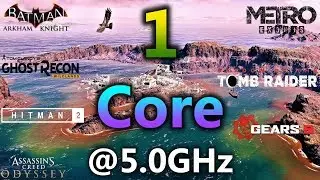 Can You Game on Single Core CPU??? | PC Gameplay Benchmark Test in Modern Games
