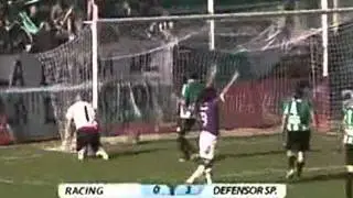 8va Fecha: Racing 0-3 Defensor Sporting. Resumen del partido...