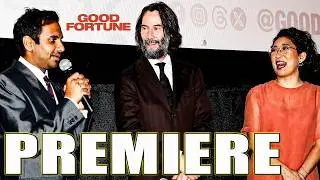 GOOD FORTUNE (2025) New York Premiere - Keanu Reeves, Aziz Ansari Shine on the Red Carpet
