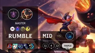 Rumble Mid vs Nocturne - KR Master Patch 10.15