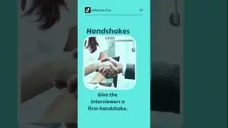 Job Interview Tip-1: Handshakes.