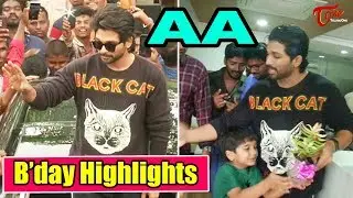 Allu Arjun Birthday Celebrations 2019 | Happy Birthday Stylish Star | TeluguOne