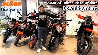 KTM Husqvarna 2026 All Bikes Price Update || Down Payment & || New Price List Details