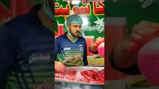 Garmi ka Torre - Tarbooz ka Sharbat - Watermelon Juice @ Waterpump Chowrangi, Karachi