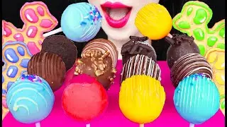 ASMR LOLLIPOP ICE CREAM, ICE CREAM POP 롤리팝 아이스크림, 아이스크림 팝 먹방 EATING SOUNDS