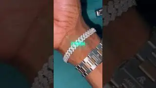 Unboxing ICECARTEL 8MM Moissanite Cuban Bracelet! #moissanite #cubanlink