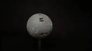 Bandai 1/2700000 Death Star II (Standard Version with fiber optics) Re-edited