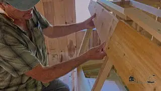 How to Build a Wooden Boat, Plank-on-Frame Lobster Boat, Pt 35 - Cedar Face Pieces on the Windshield