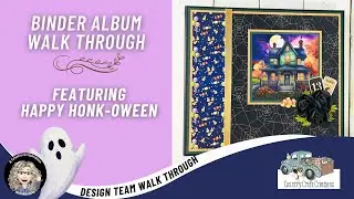 Прогулка по альбому Country Craft Creations Binder с Хэппи Хонк-Оуэном