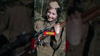 What did the Germans do with captured female snipers?