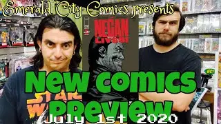 NEW COMICS PREVIEW for JULY 1st 2020