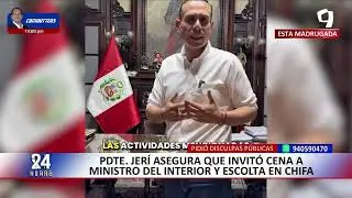 Presidente Jerí dio sorpresivo mensaje a la Nación: pidió disculpas por visita a un chifa
